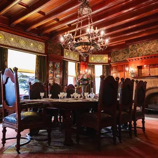 The interior of Clayton, the preserved historic home of Henry Clay Frick