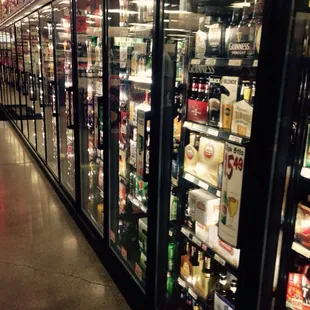 Large selection of cold domestic and import beers!