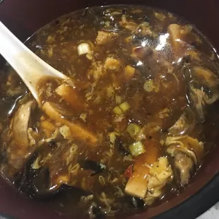 Hot and Sour soup  only $2 and delicious!!!