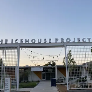 the entrance to the house project