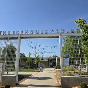 Ice house project entrance