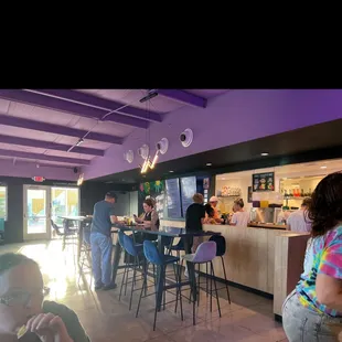 Inside the taco