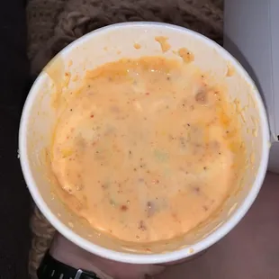 queso with chorizo