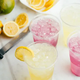 Coconut Mango Hibiscus Lemonade