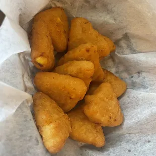 Mac &amp; cheese bites