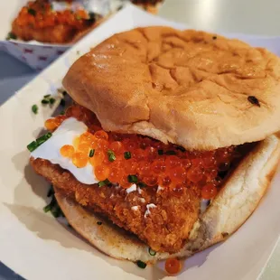 McFriendly Filet O Fish 2.0 with trout roe  Ig @josieinflavortown