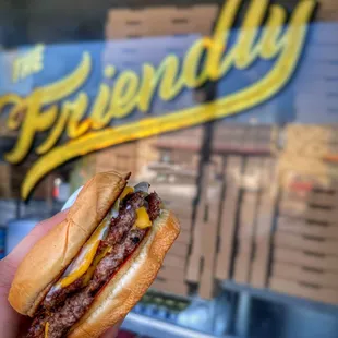 Dirty Flat Top Cheeseburger