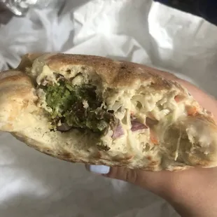 Falafel Pita with a Soda