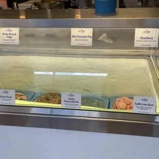 a variety of food items