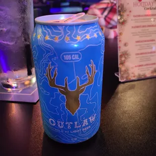 $1 Outlaw beer, they were trying to get rid of it hence the price