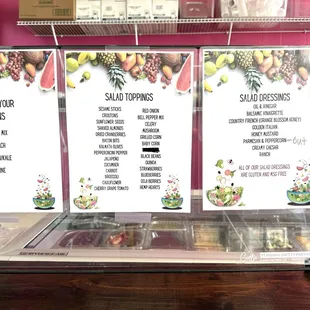 2024 Menu Salad Protein is extra