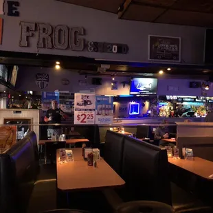 tables and booths