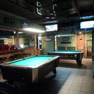Pool tables, tv&apos;s, darts...I may need to explore the menu