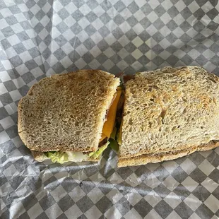 Turkey club on sourdough