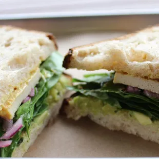 The Kite in the Rain (Vegan tofu sandwich) on sourdough