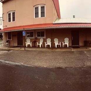 the outside of the building