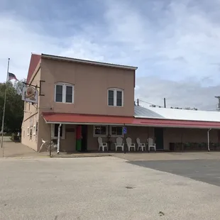 the outside of the building