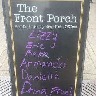 Free drink names!