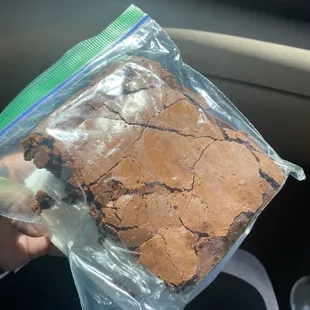 Biggest brownie I've ever seen!!!