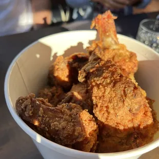 Amazing Bucket O&apos; Chicken. My fave fried chicken in SF