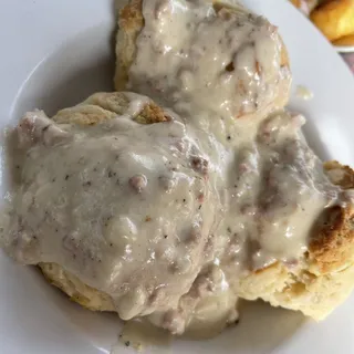 Biscuits with Sausage Gravy