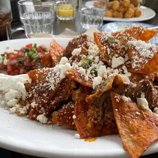 Pulled Pork Chilaquiles