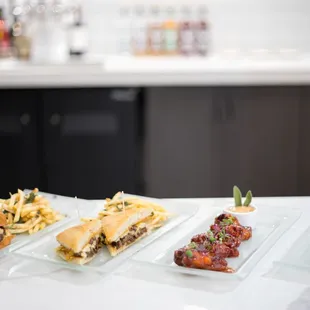 a variety of food items