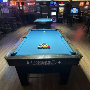 Diamond pool tables