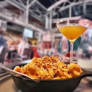 Mac and cheese and orange blossom