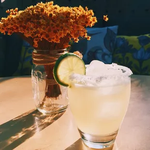 Refreshing Margarita at the end of a long day