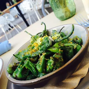 The yummiest shishito peppers