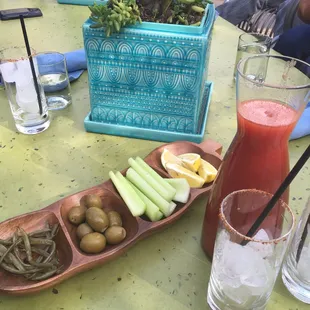 The Buddy Mary. Delish Bloody Mary with such a cute presentation!