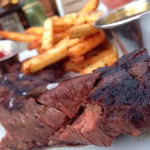Hanger steak frites