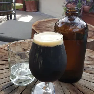 Venice Duck Hemp Brown Ale. I need some libation with my DineLA Winter 2016 lunch!