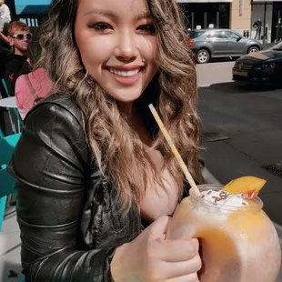 Side sitting outside the store.