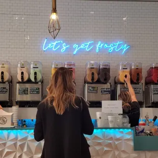 So many flavors to choose from.