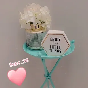 Cute little corner in the bathroom