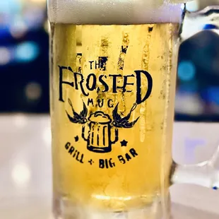Frosty Ice-cold Beer