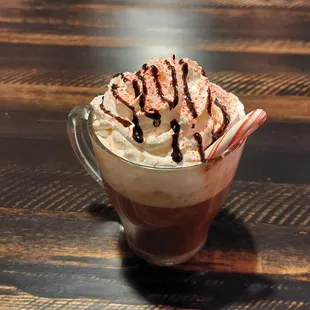 Dark Peppermint Hot Chocolate