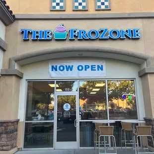 the front of the store