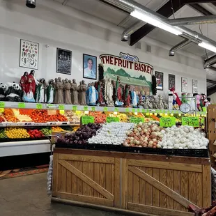 a fruit and vegetable stand