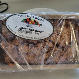 We had to try it!  And oh my, it's wonderful.  Moist, cinnamony,  nutty, perfect.