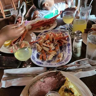 Boo Boo&apos;s getting his crab fix at Sunday brunch