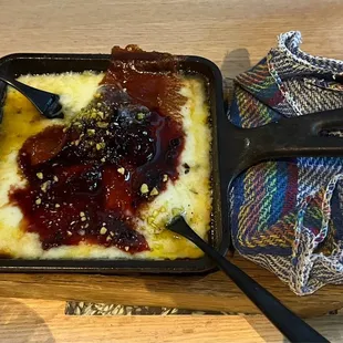 Queso fundidode frutas