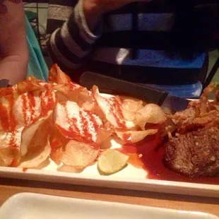 Queso Fresco En Salsa De Chile Guajillo