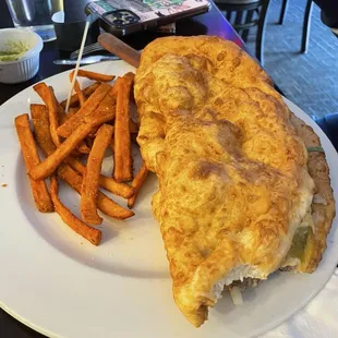 Frybread Bison Burger