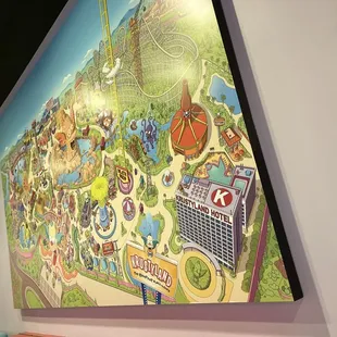 a map of the theme park