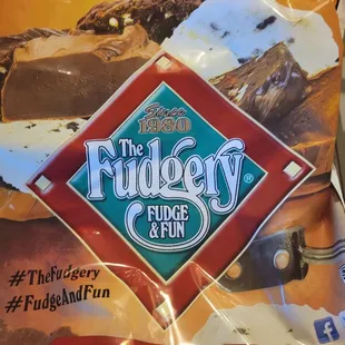 a bag of fudgery fudges