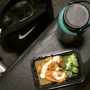 Buffalo chicken quinoa salad  my favorite so far