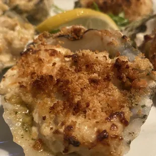 Crab Stuffed Oysters*